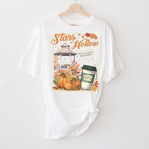 Stars Hallow Gilmore Girls Fall Festival TShirt - Picture 1 of 16